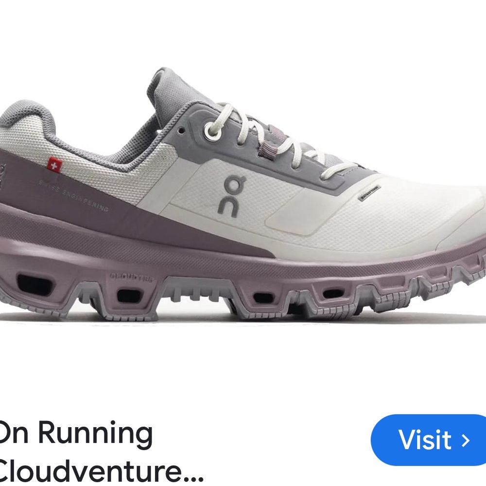 On Running Beige and Gray Sneakers ON W CLOUDVENTURE WATERPROOF
Ice Heron w 10.5